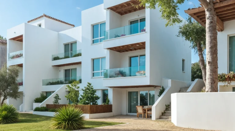 modern-white-villas-with-balconies-outdoor-seating-sunny-setting